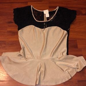 Silky and Lace dress shirt size Small